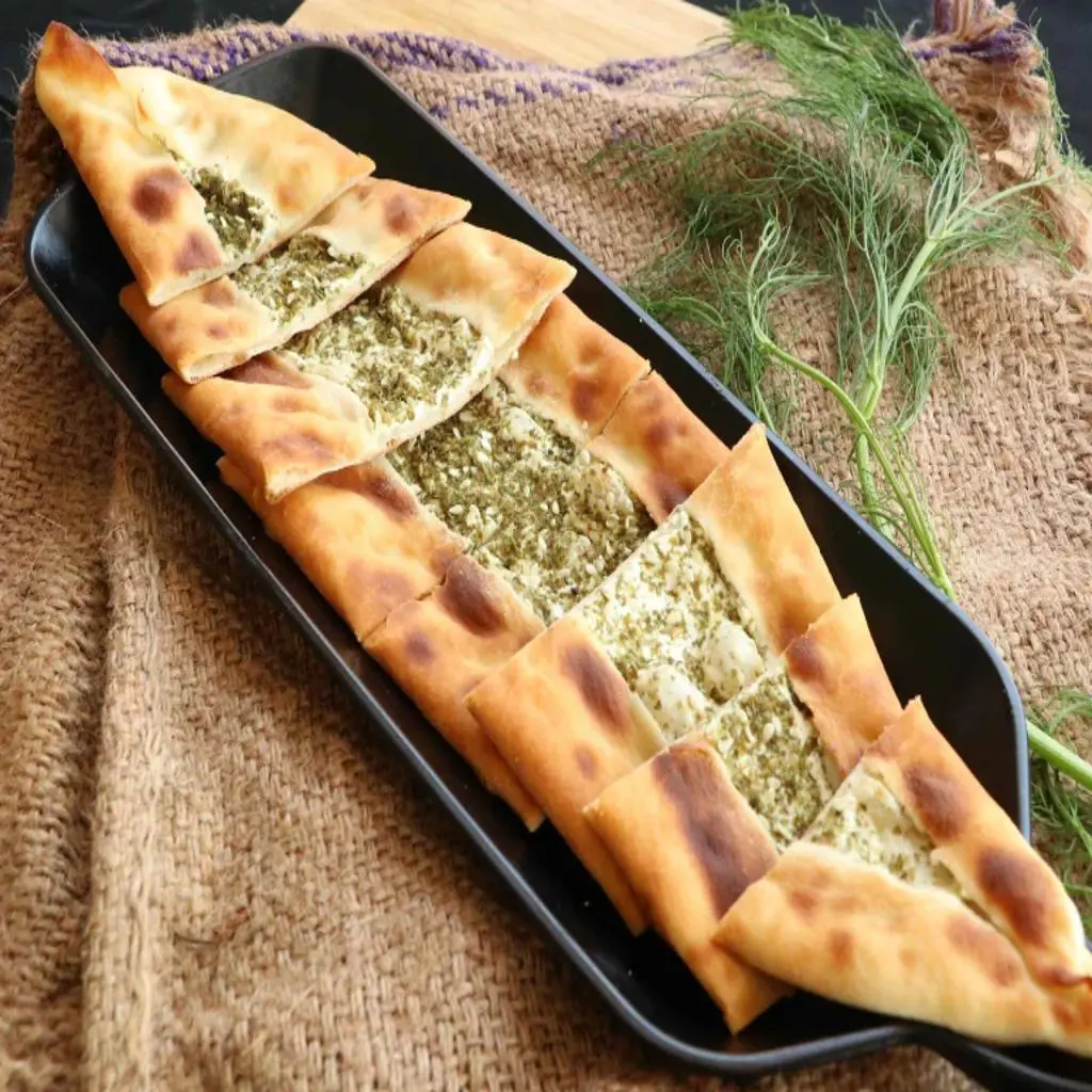 Zaatar Pie With Cheese